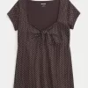Easy Tie Bust Babydoll Top Easy Tie Bust Babydoll Top