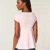 Easy Tie Bust Babydoll Top Easy Tie Bust Babydoll Top