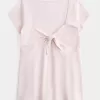Easy Tie Bust Babydoll Top Easy Tie Bust Babydoll Top
