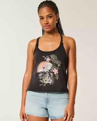 Easy Trend Drop Surf Graphic Tank Easy Trend Drop Surf Graphic Tank