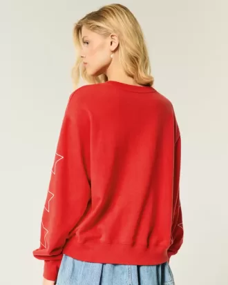 Enkel American Honey Graphic Crew Sweatshirt