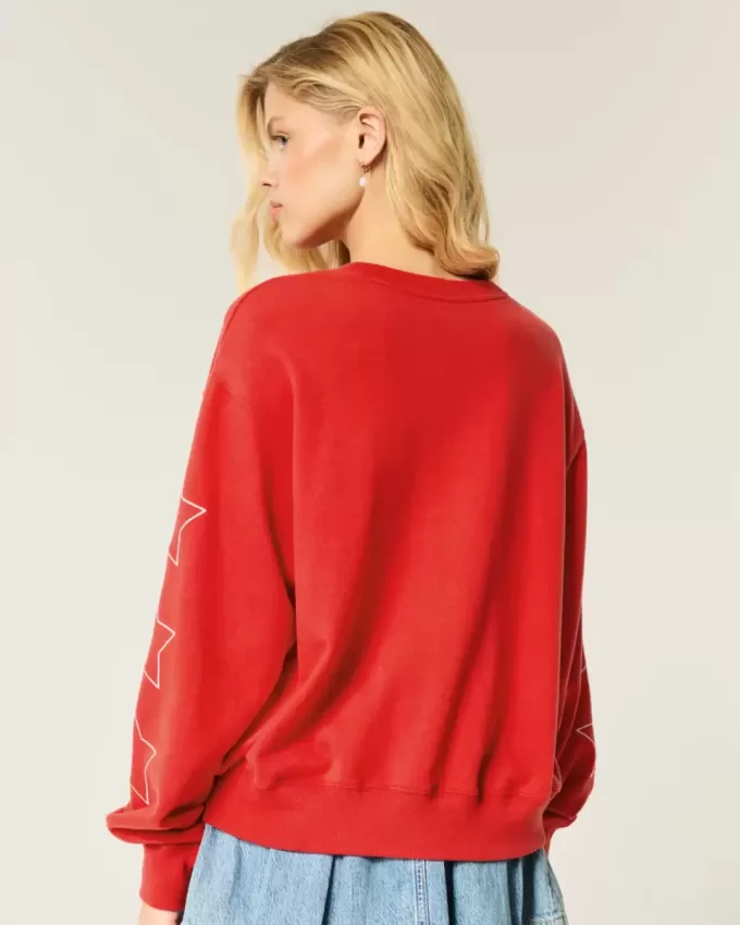 Enkel American Honey Graphic Crew Sweatshirt Enkel American Honey Graphic Crew Sweatshirt