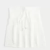 Enkel axelbandslös virkad Babydoll-topp Enkel axelbandslös virkad Babydoll-topp