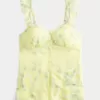 Enkel Chiffong Babydoll Topp Enkel Chiffong Babydoll Topp