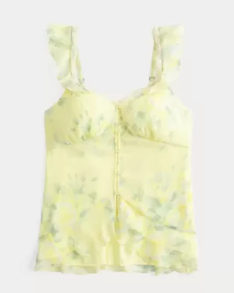 Enkel Chiffong Babydoll Topp