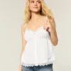 Enkel Chiffong Babydoll Topp Enkel Chiffong Babydoll Topp