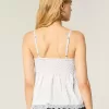 Enkel Chiffong Babydoll Topp Enkel Chiffong Babydoll Topp