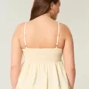 Enkel Chiffong Babydoll Topp Enkel Chiffong Babydoll Topp