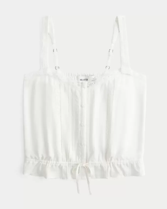 Enkel cinch midja blus Enkel cinch midja blus