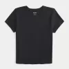 Enkel kortärmad Crew Baby Tee Enkel kortärmad Crew Baby Tee