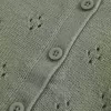 Eyelet Crew Cardigan