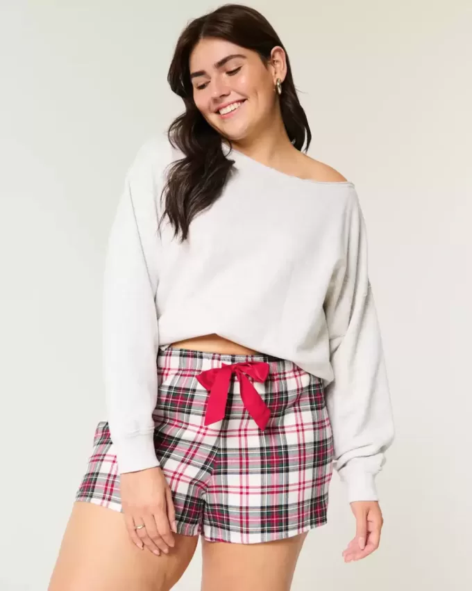 Flanellknytshorts Flanellknytshorts