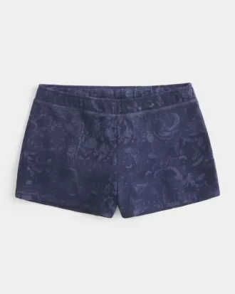 Fleece mini shorts