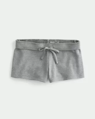 Fleece mini shorts