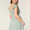 Flutter Sleeve Skort Klänning