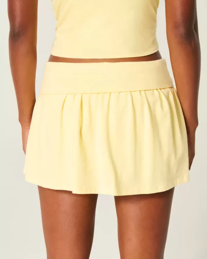 Foldover Stickat Mini Skort Foldover Stickat Mini Skort