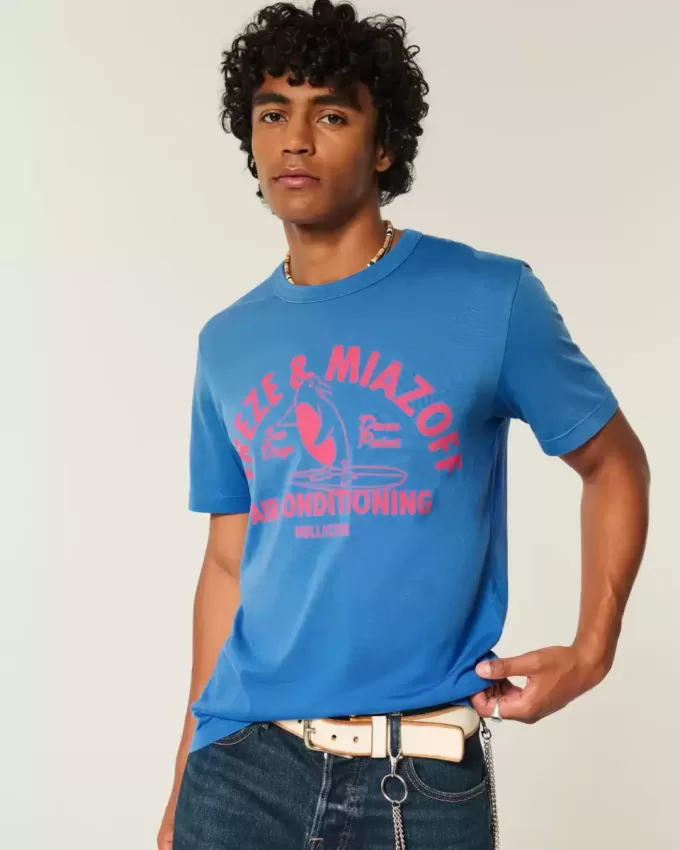 Freze & Miazoff luftkonditionering grafisk t-shirt Freze & Miazoff luftkonditionering grafisk t-shirt