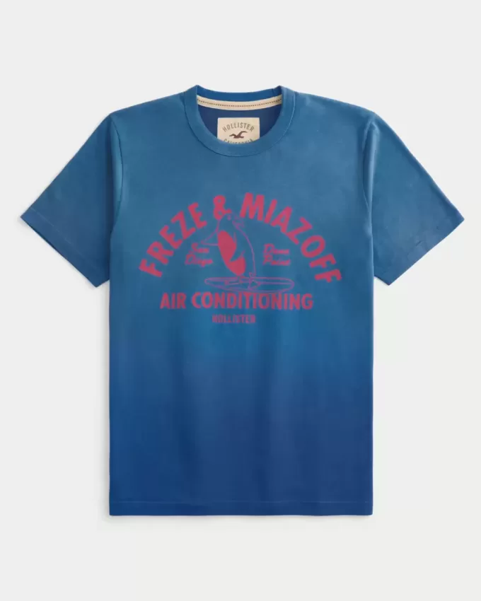 Freze & Miazoff luftkonditionering grafisk t-shirt Freze & Miazoff luftkonditionering grafisk t-shirt