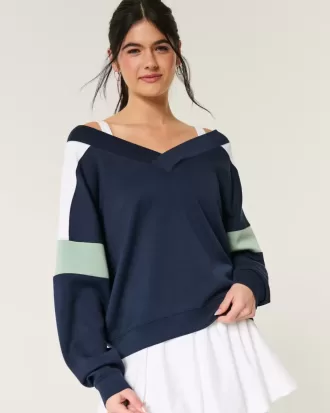 Gilly Hicks Active Cooldown Off-the-Soulder Top