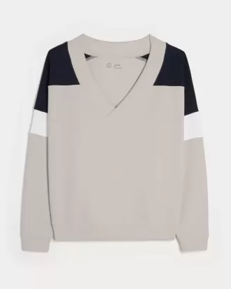 Gilly Hicks Active Cooldown Off-the-Soulder Top