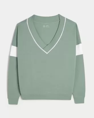 Gilly Hicks Active Cooldown Off-the-Soulder Top