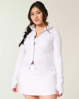 Gilly Hicks Active Recharge Bow Double Zip Jacka