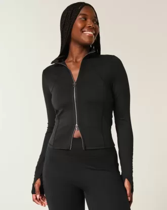 Gilly Hicks Active Recharge Bow Double Zip Jacka