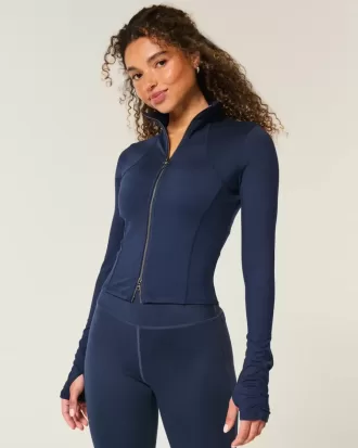 Gilly Hicks Active Recharge Bow Double Zip Jacka