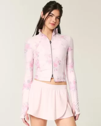Gilly Hicks Active Recharge Bow Double Zip Jacka