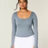 Gilly Hicks Active Recharge Cinch Sweetheart Top Gilly Hicks Active Recharge Cinch Sweetheart Top