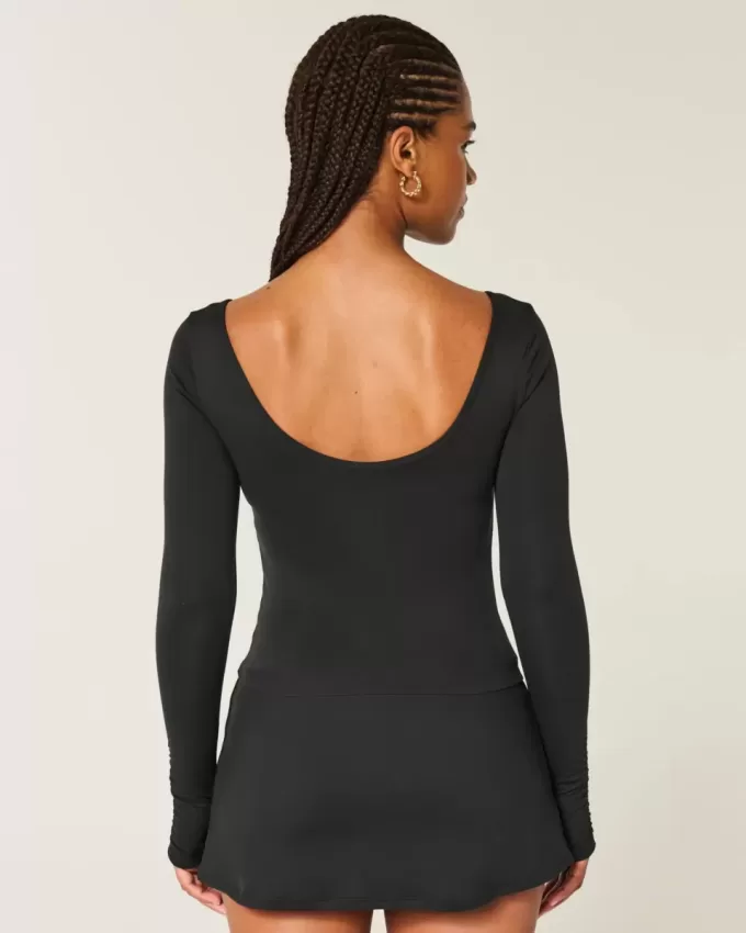 Gilly Hicks Active Recharge Cinch Sweetheart Top Gilly Hicks Active Recharge Cinch Sweetheart Top