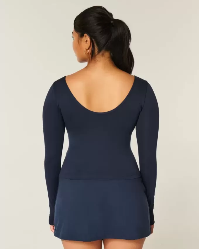Gilly Hicks Active Recharge Cinch Sweetheart Top Gilly Hicks Active Recharge Cinch Sweetheart Top