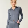 Gilly Hicks Active Recharge Side-Tie Zip-Up Jacka Gilly Hicks Active Recharge Side-Tie Zip-Up Jacka