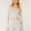 Gilly Hicks Active Recharge Square-Neck Topp Gilly Hicks Active Recharge Square-Neck Topp