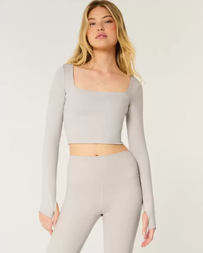 Gilly Hicks Active Recharge Square-Neck Topp Gilly Hicks Active Recharge Square-Neck Topp
