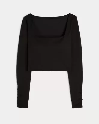 Gilly Hicks Active Recharge Square-Neck Topp