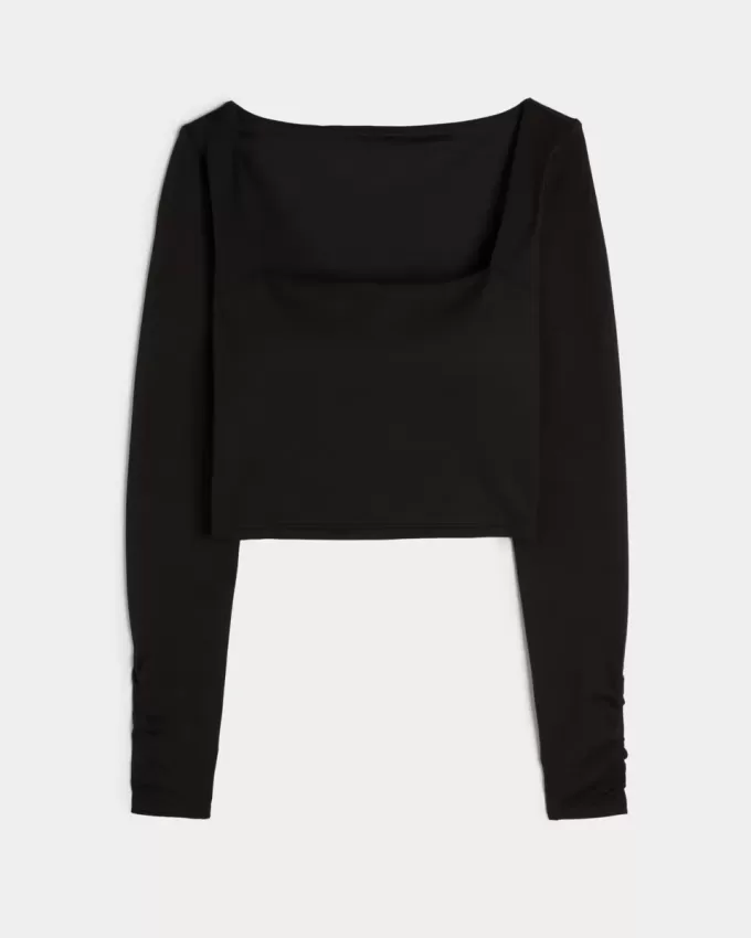 Gilly Hicks Active Recharge Square-Neck Topp Gilly Hicks Active Recharge Square-Neck Topp