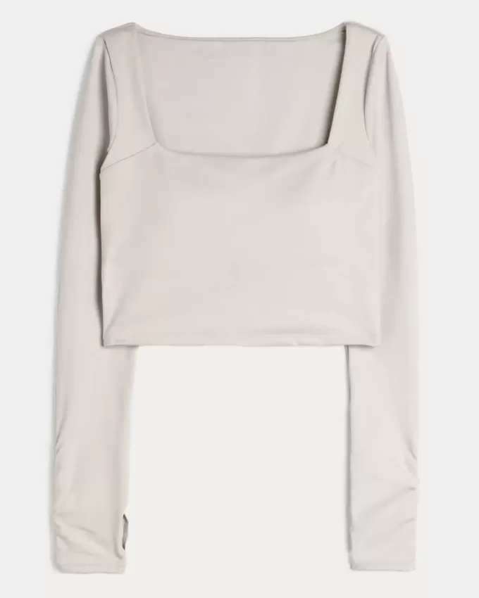 Gilly Hicks Active Recharge Square-Neck Topp Gilly Hicks Active Recharge Square-Neck Topp