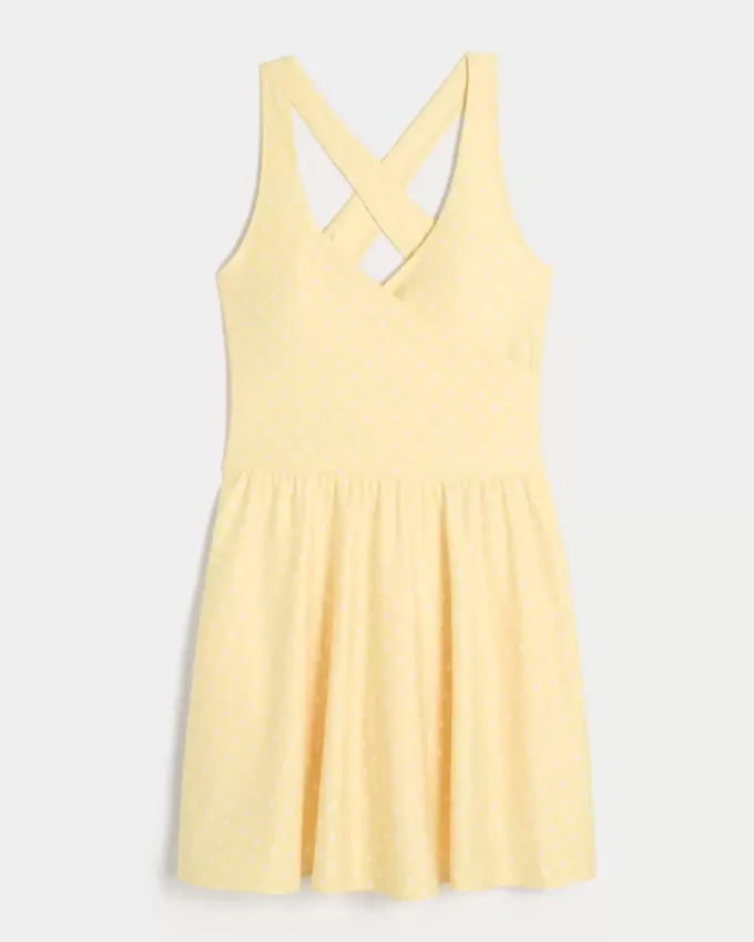 Gilly Hicks Active Recharge Wrap Halter Dress Gilly Hicks Active Recharge Wrap Halter Dress