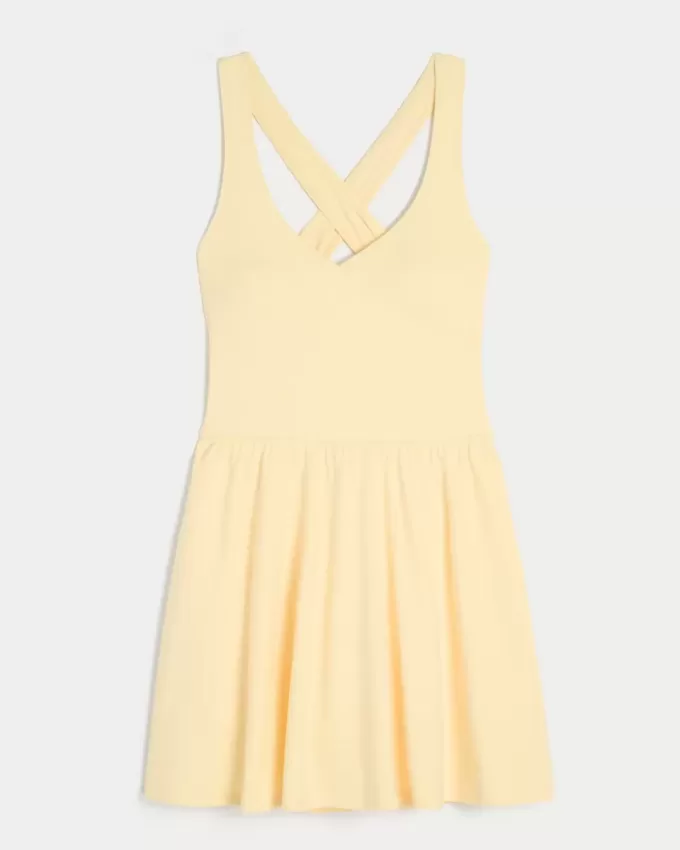 Gilly Hicks Active Recharge Wrap Halter Dress Gilly Hicks Active Recharge Wrap Halter Dress