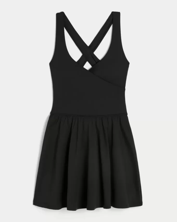 Gilly Hicks Active Recharge Wrap Halter Dress Gilly Hicks Active Recharge Wrap Halter Dress