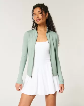 Gilly Hicks Active Recharge Zip-Up Jacka