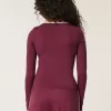 Gilly Hicks Active Tipped Wrap Top Gilly Hicks Active Tipped Wrap Top