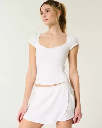 Gilly Hicks Mid-Rise Balett Wrap Skortie
