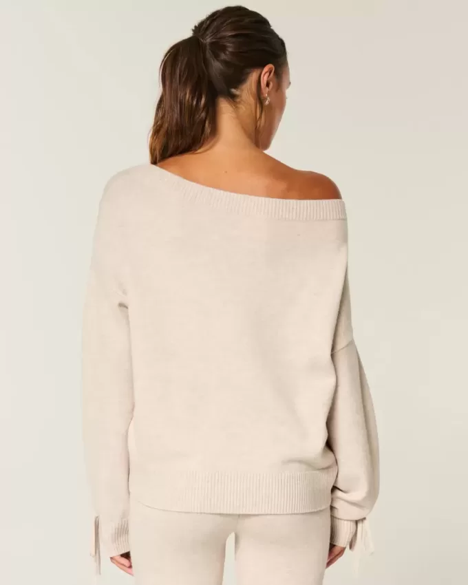 Gilly Hicks mysig off-the-shoulder rosetttröja Gilly Hicks mysig off-the-shoulder rosetttröja