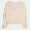Gilly Hicks mysig off-the-shoulder rosetttröja Gilly Hicks mysig off-the-shoulder rosetttröja