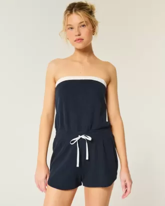 Gilly Hicks Mysig Strapless Waffle Onesie