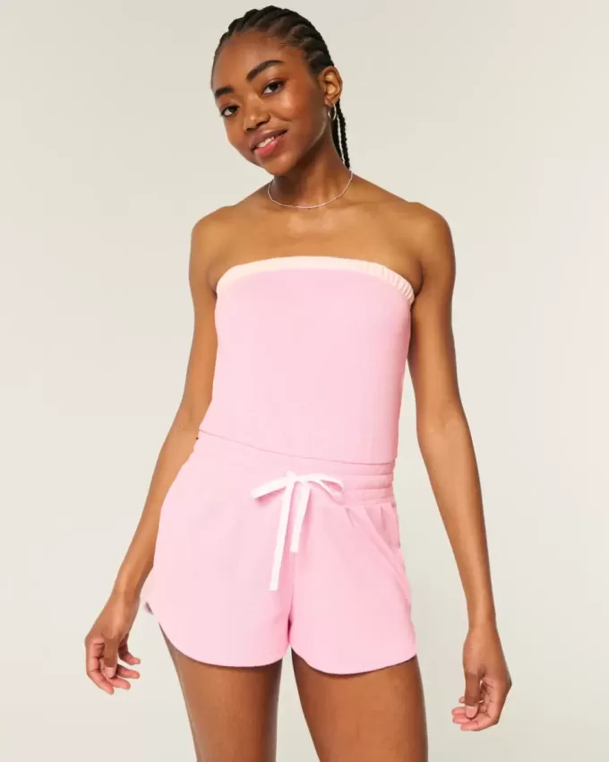 Gilly Hicks Mysig Strapless Waffle Onesie Gilly Hicks Mysig Strapless Waffle Onesie