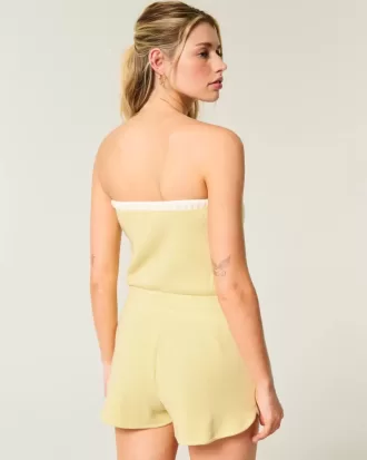 Gilly Hicks Mysig Strapless Waffle Onesie