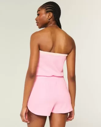 Gilly Hicks Mysig Strapless Waffle Onesie